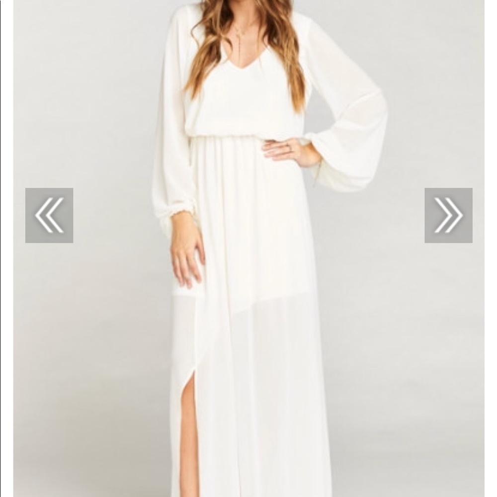 Mumu dress-Ivory NWT